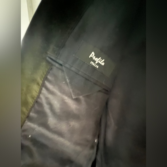 Italian Profilo Velvet Blazer BR - Picture 5 of 12